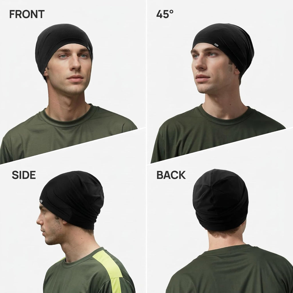 3-Pack Cooling Skull Caps for Men and Women