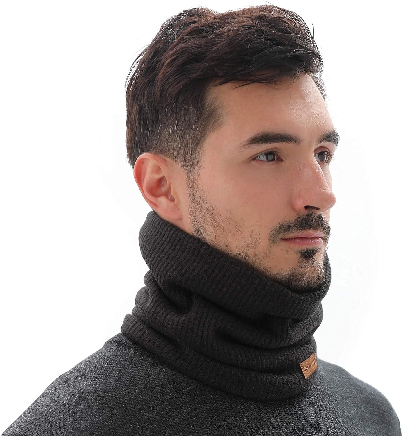 Winter Neck Warmer for Men & Women – Fleece-Lined Windproof Neck Gaiter Face Cover