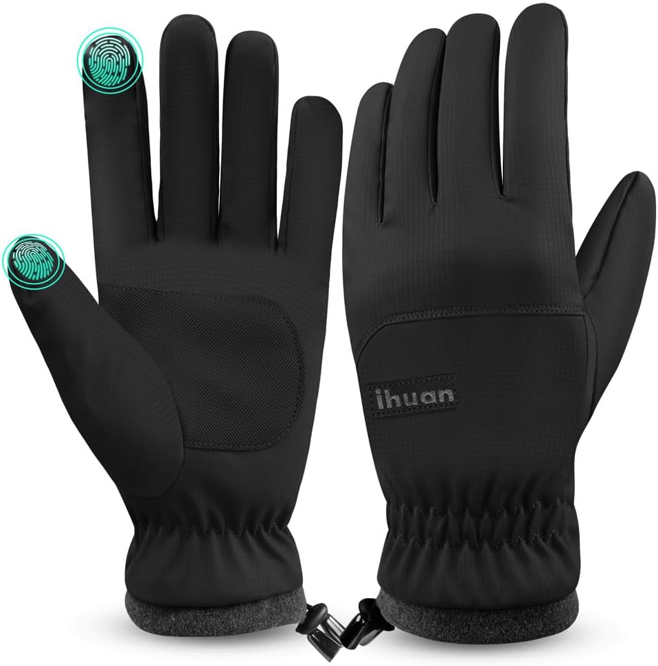 Winter Waterproof Ski Gloves for Men & Women – Insulated Thermal Snow Gloves