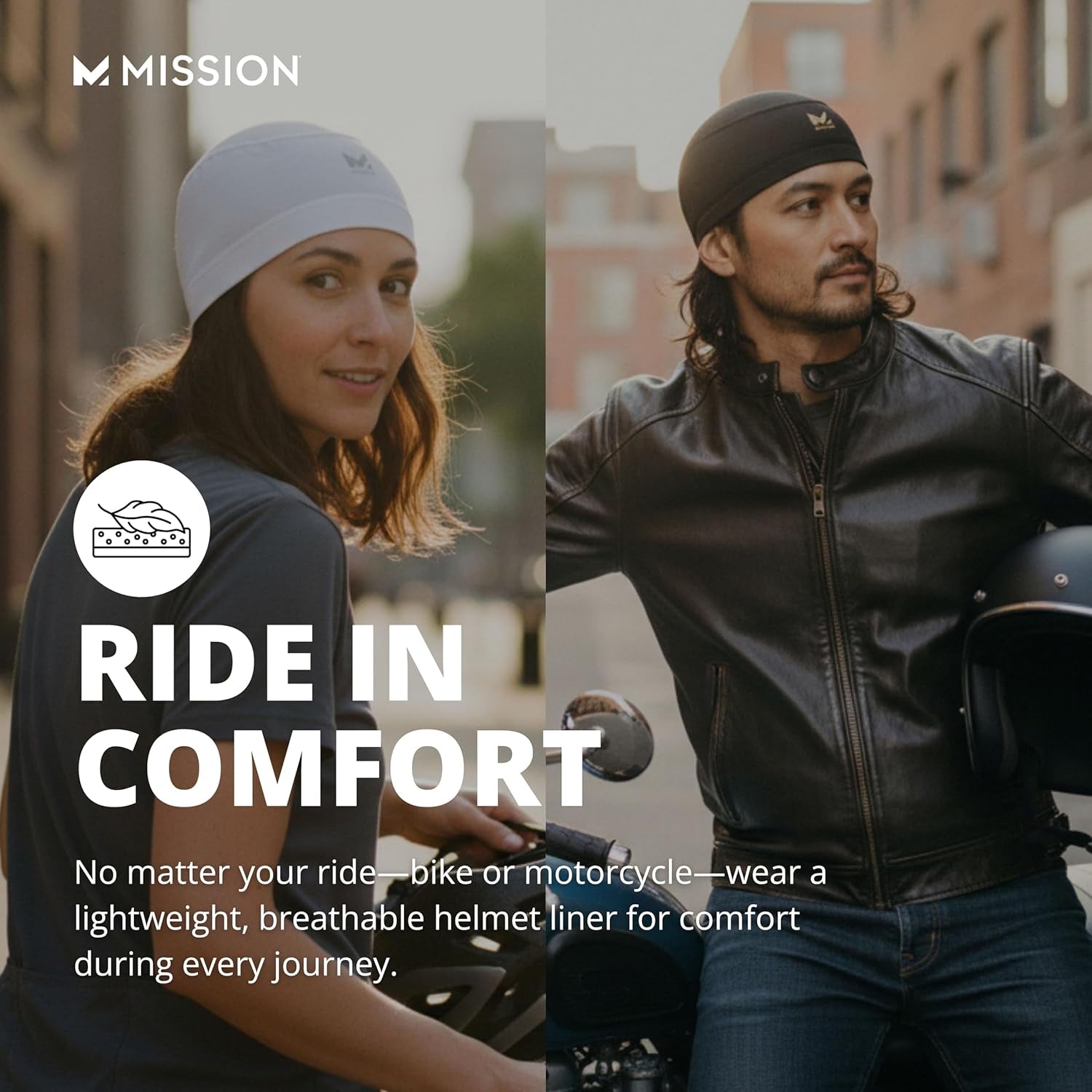 Cooling Helmet Liner - Lightweight & Breathable - Cools up to 2 Hours - UPF 50 Sun Protection - Machine Washable