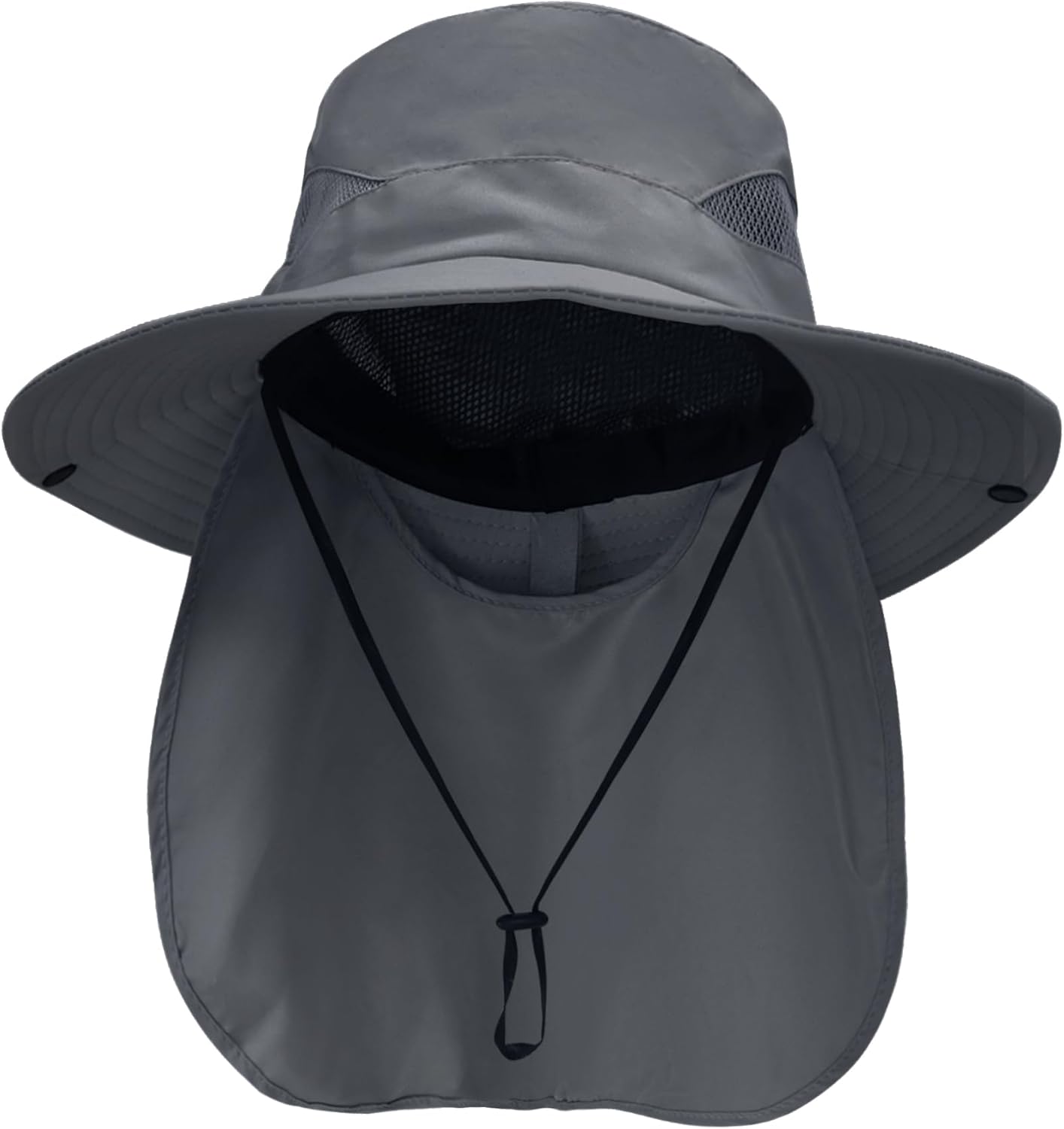 Sun Hat with Neck Flap for Men and Women – UPF 50+ UV Protection Wide Brim Bucket Hat for Fishing, Hiking, Safari and Outdoor Activities