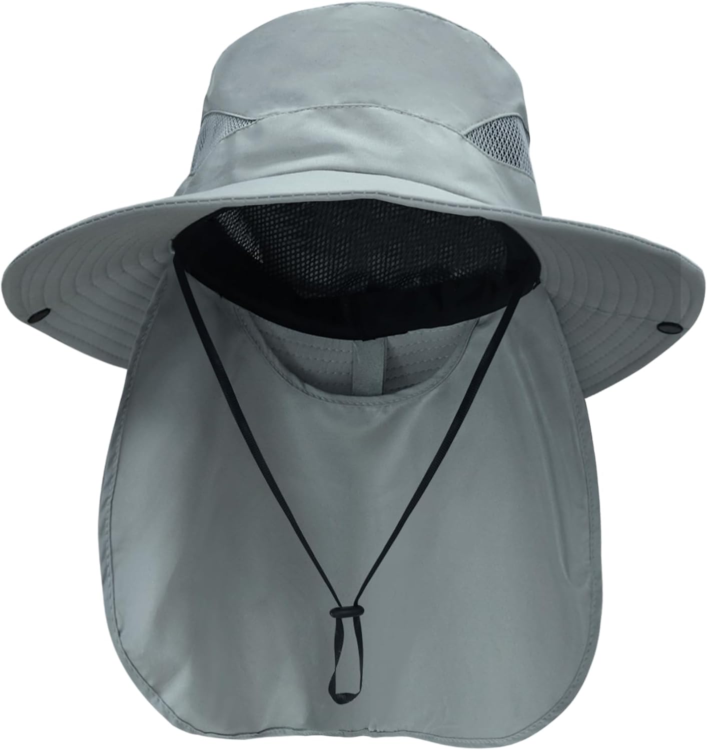 Sun Hat with Neck Flap for Men and Women – UPF 50+ UV Protection Wide Brim Bucket Hat for Fishing, Hiking, Safari and Outdoor Activities
