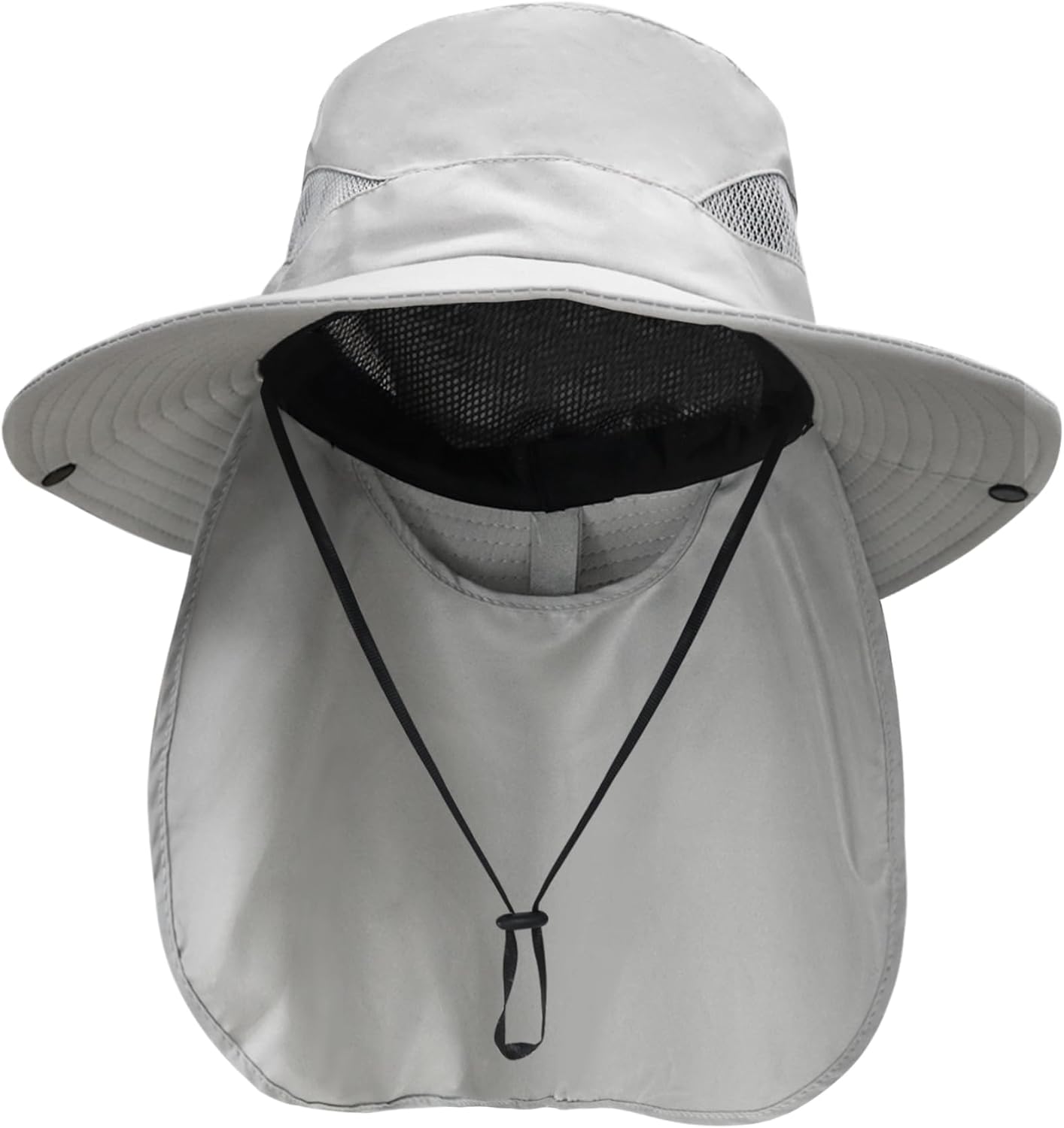Sun Hat with Neck Flap for Men and Women – UPF 50+ UV Protection Wide Brim Bucket Hat for Fishing, Hiking, Safari and Outdoor Activities