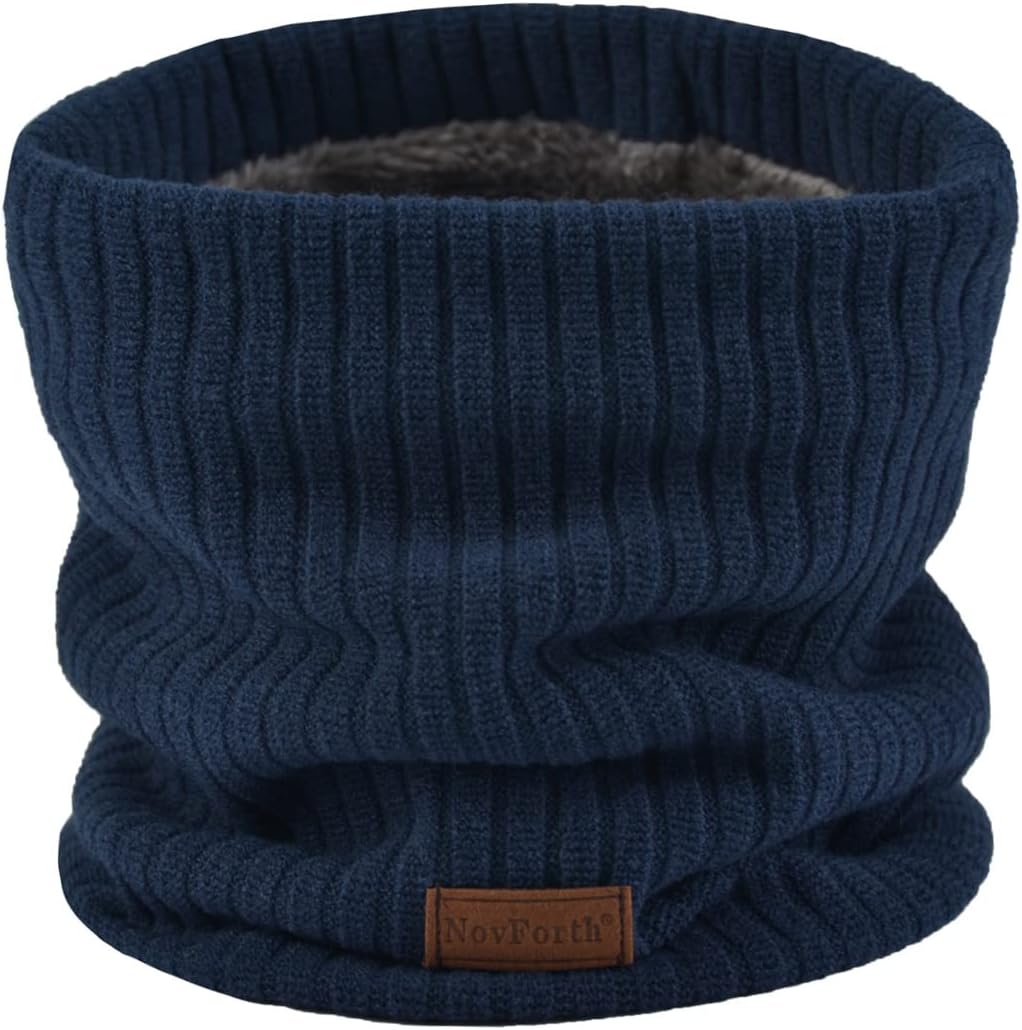 Winter Neck Warmer for Men & Women – Fleece-Lined Windproof Neck Gaiter Face Cover