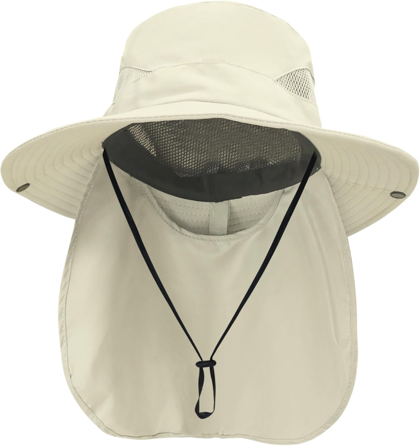 Sun Hat with Neck Flap for Men and Women – UPF 50+ UV Protection Wide Brim Bucket Hat for Fishing, Hiking, Safari and Outdoor Activities