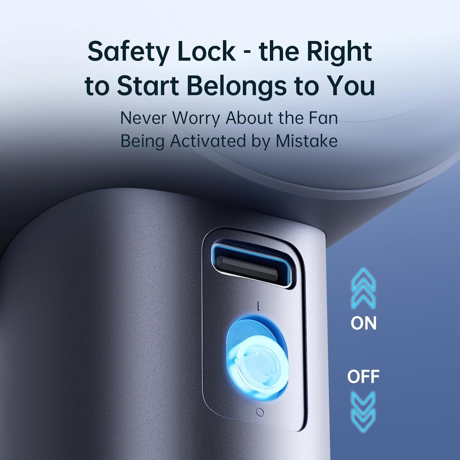 Portable Handheld Fan with 100 Speeds, Turbo Cooling, 3600mAh Rechargeable Battery, Digital Display, Mini Personal Fan for Travel & Outdoor Use