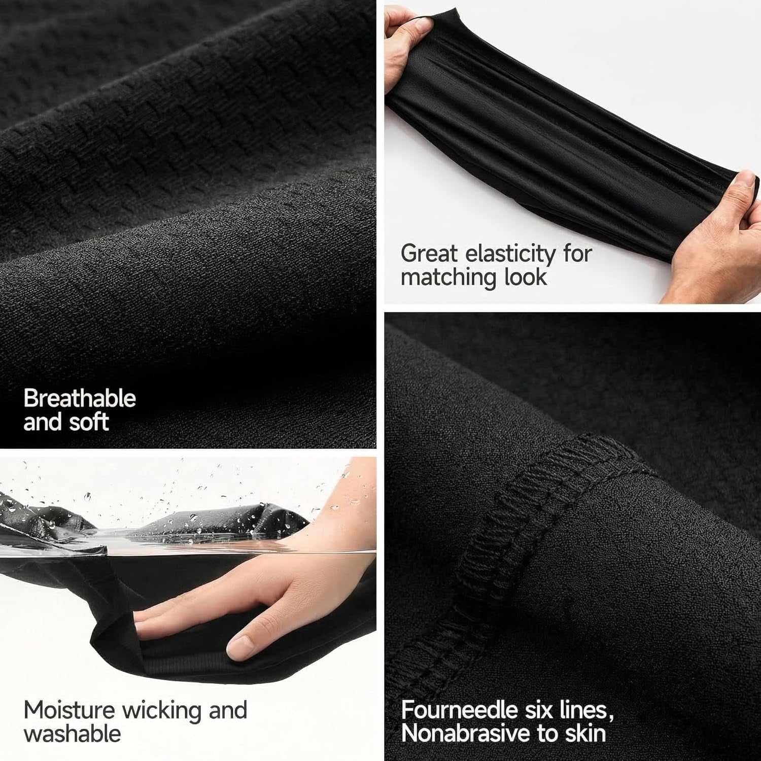 3-Pack Cooling Skull Caps for Men and Women