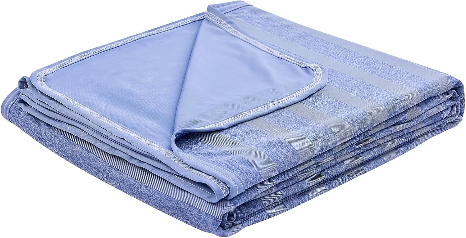Arc-Chill Cooling Throw Blanket – Lightweight Q-Max 0.45 Cooling Fiber Blanket for Hot Sleepers