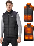 Men's Heated Vest with 16000mAh 7.4V Battery Pack