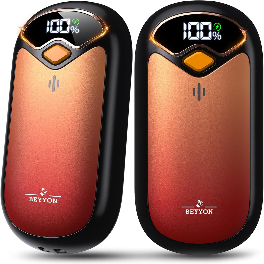 Rechargeable Electric Hand Warmers – 2-Pack Magnetic Pocket Hand Warmers