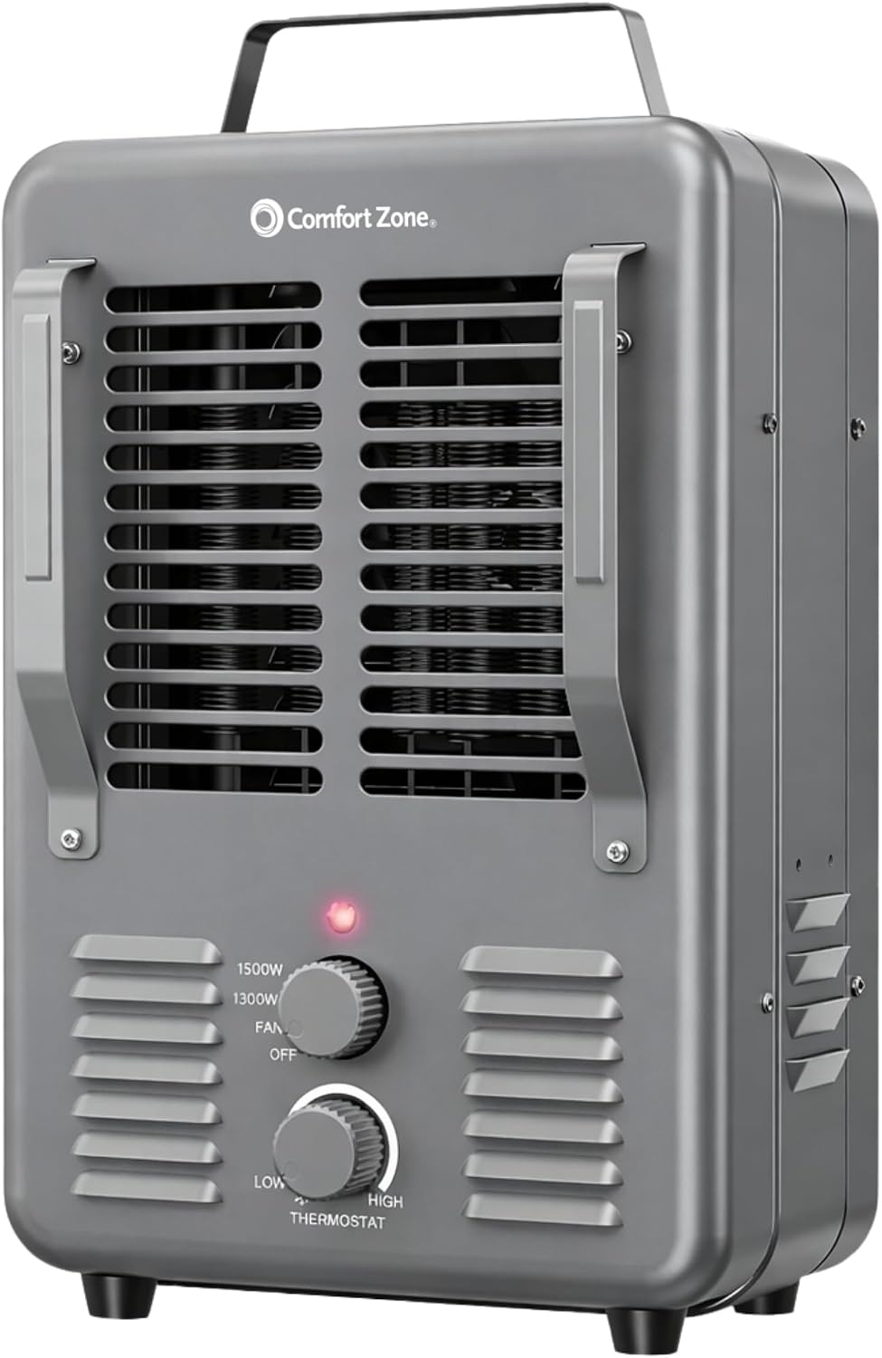 1500W Portable Utility Space Heater – Milkhouse Style Electric Heater with Adjustable Thermostat