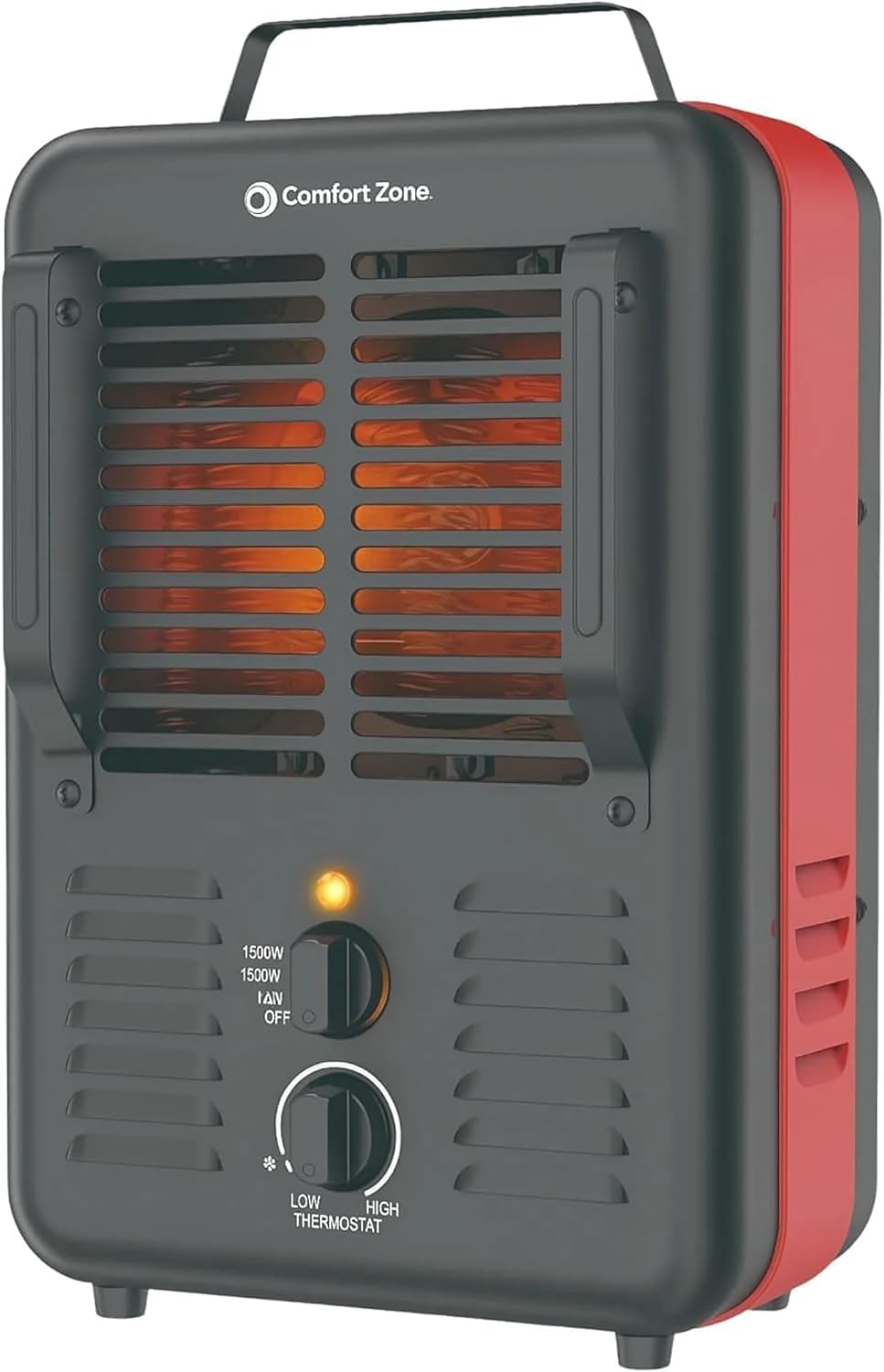 1500W Portable Utility Space Heater – Milkhouse Style Electric Heater with Adjustable Thermostat