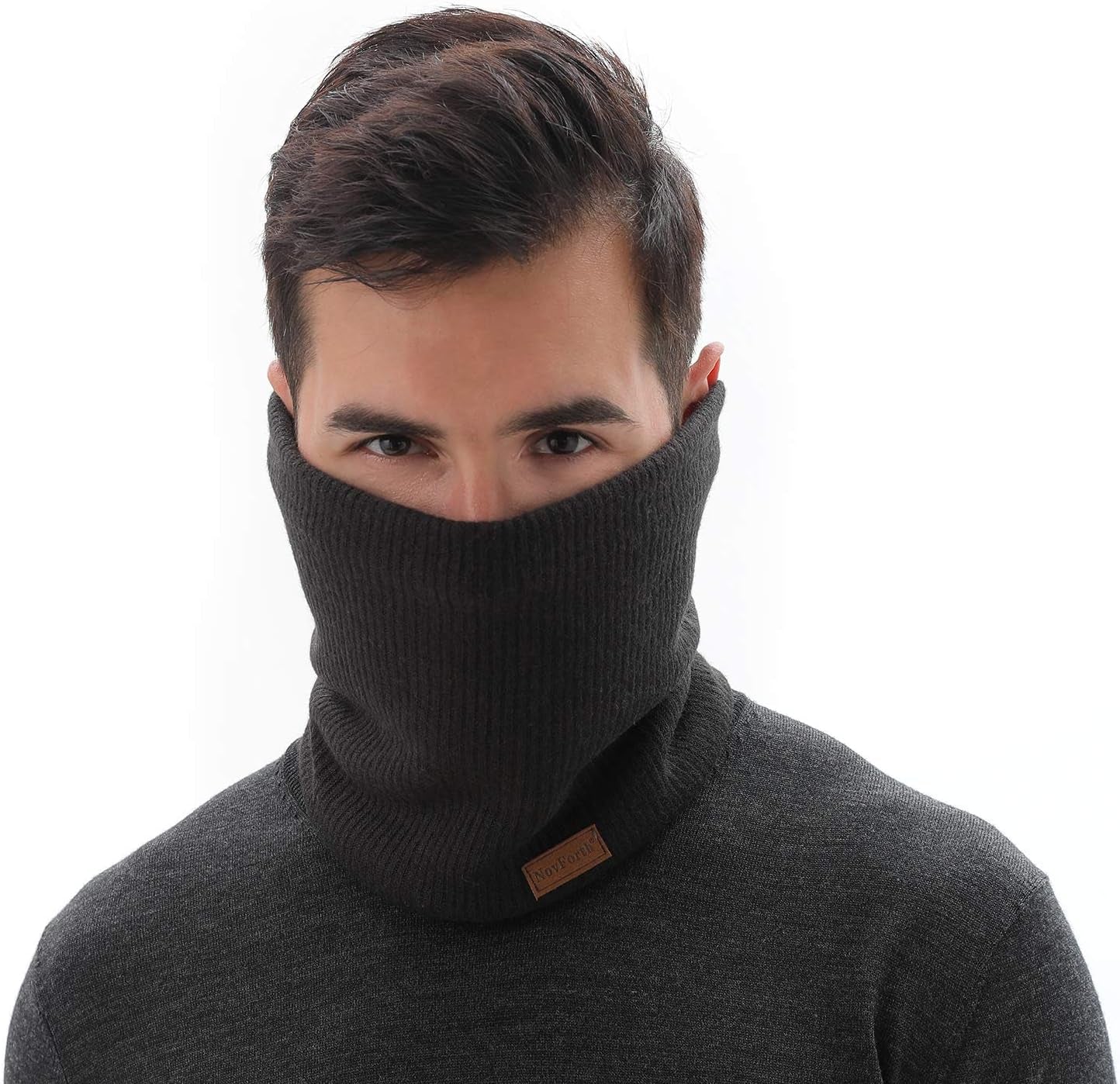 Winter Neck Warmer for Men & Women – Fleece-Lined Windproof Neck Gaiter Face Cover