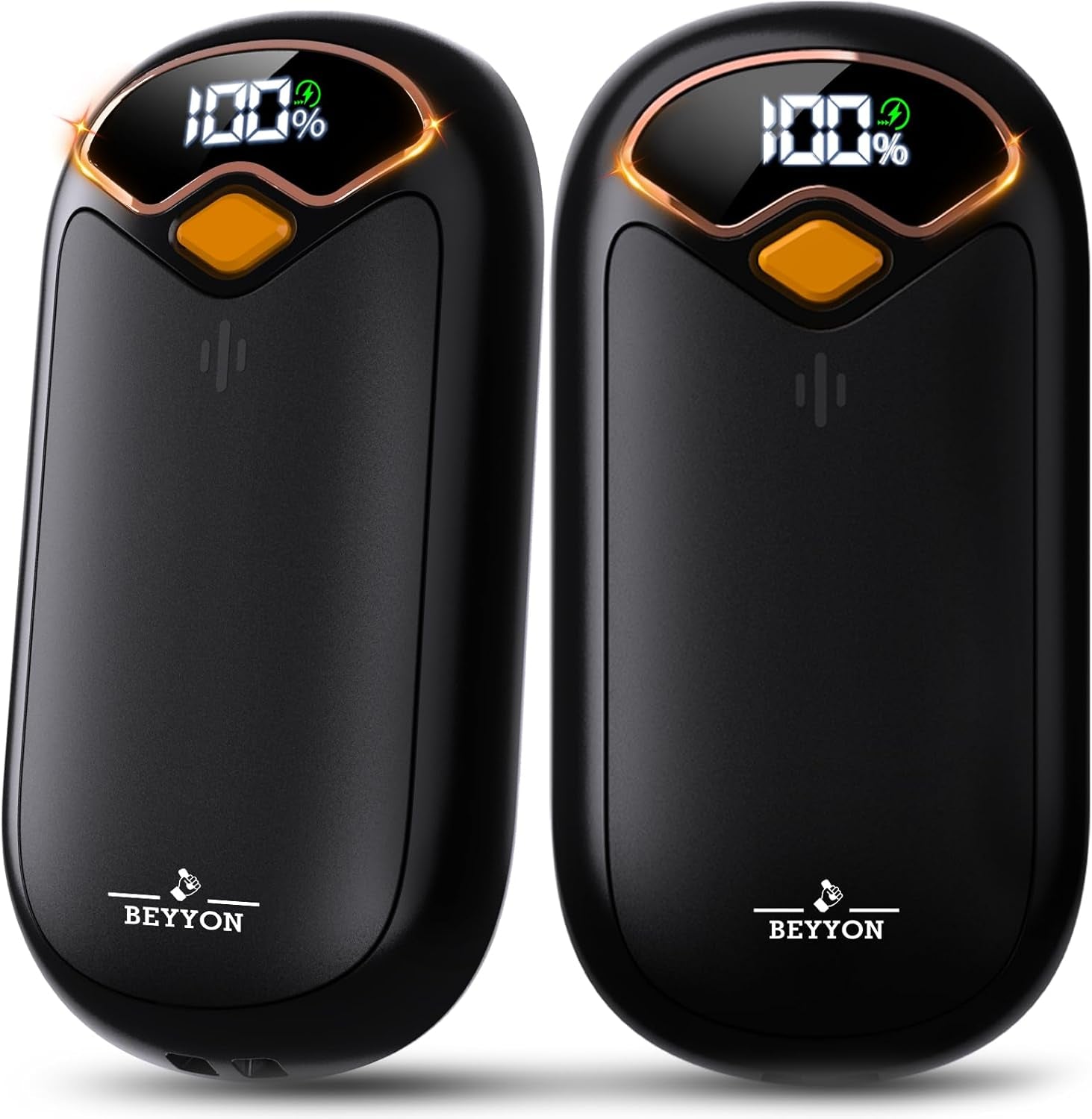 Rechargeable Electric Hand Warmers – 2-Pack Magnetic Pocket Hand Warmers