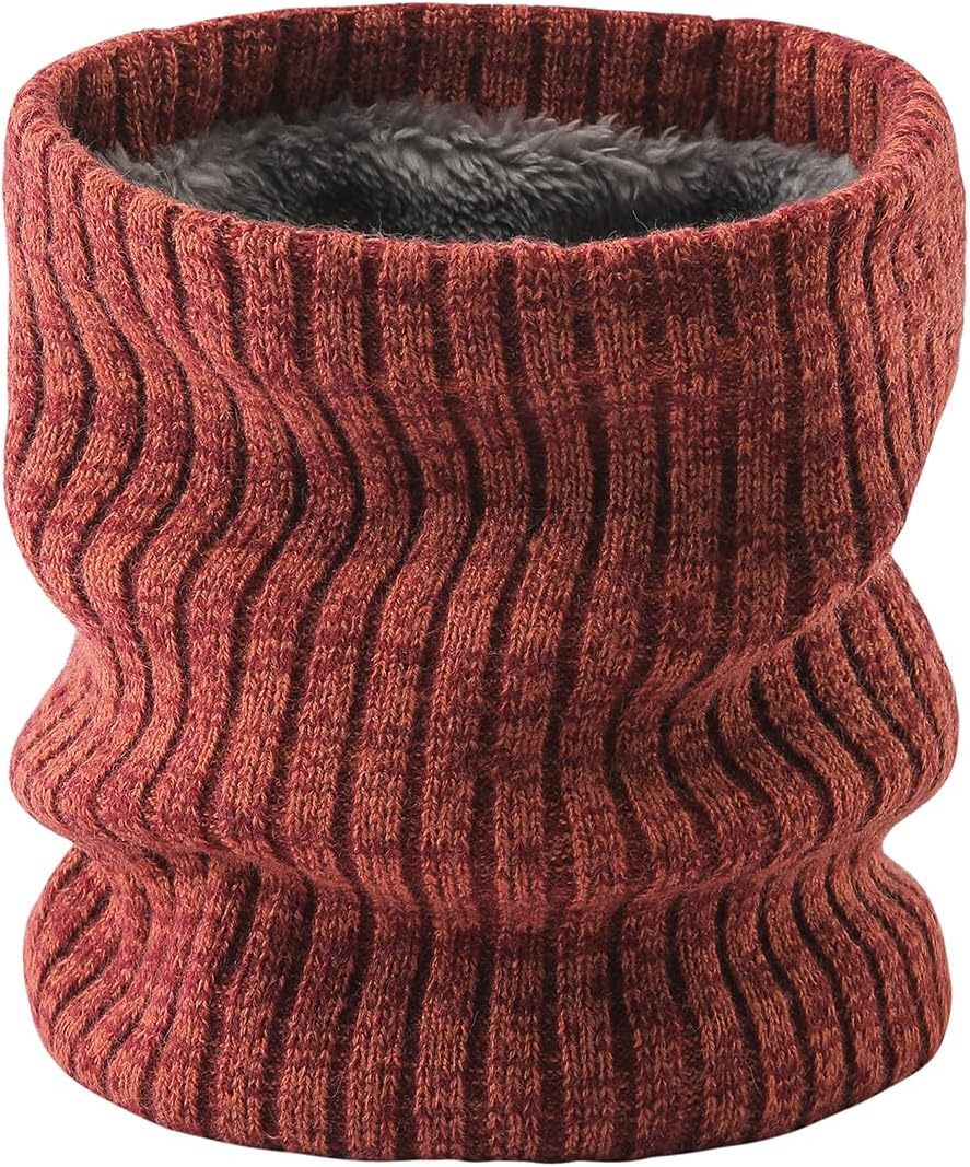 Winter Neck Warmer for Men & Women – Fleece-Lined Windproof Neck Gaiter Face Cover