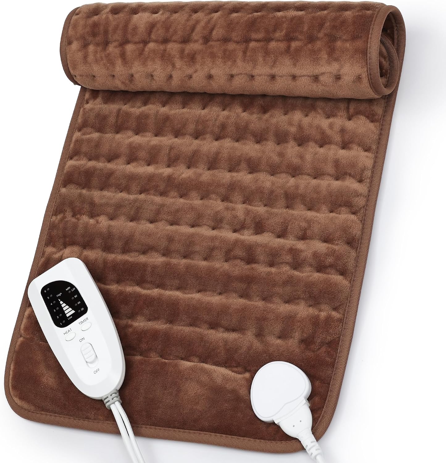 Electric Heating Pad for Back, Neck & Shoulders – 24 x 12-Inch Heating Pad