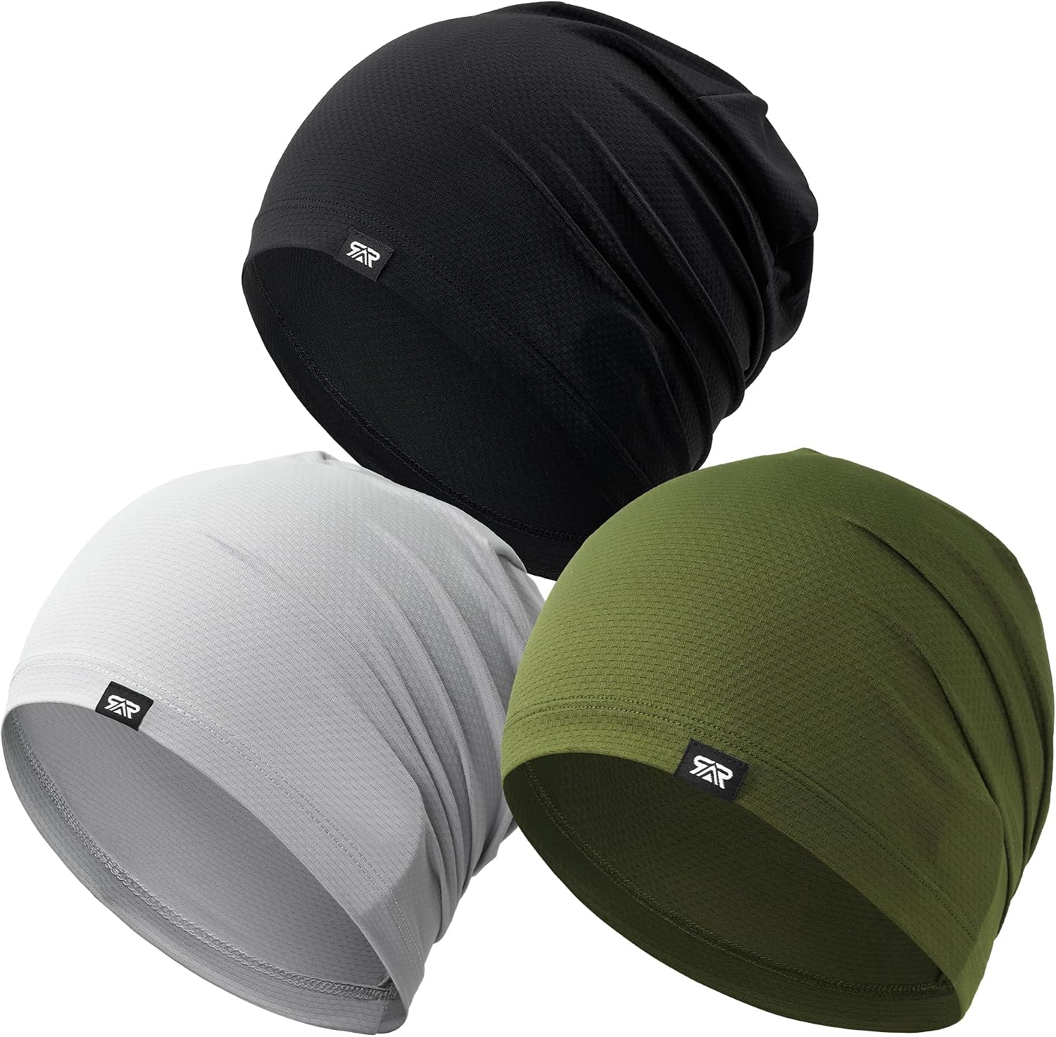 3-Pack Cooling Skull Caps for Men and Women