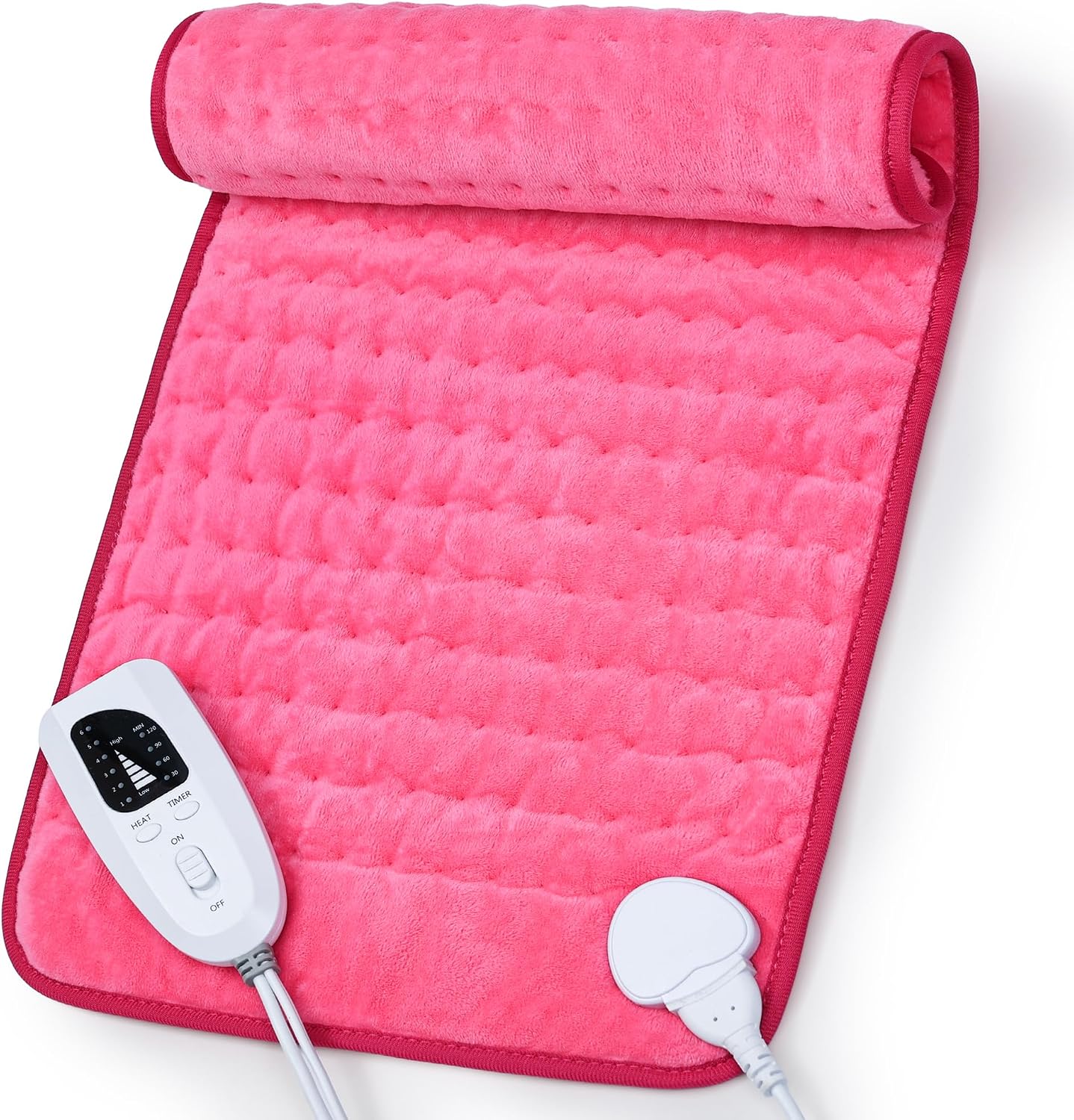 Electric Heating Pad for Back, Neck & Shoulders – 24 x 12-Inch Heating Pad
