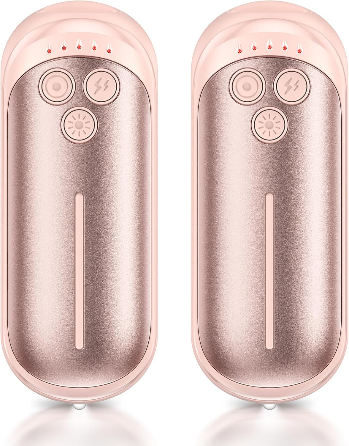 Rechargeable Hand Warmers 2 Pack, 6000mAh Electric Portable Pocket Heater with Smart Temperature Control for Outdoor Winter Use