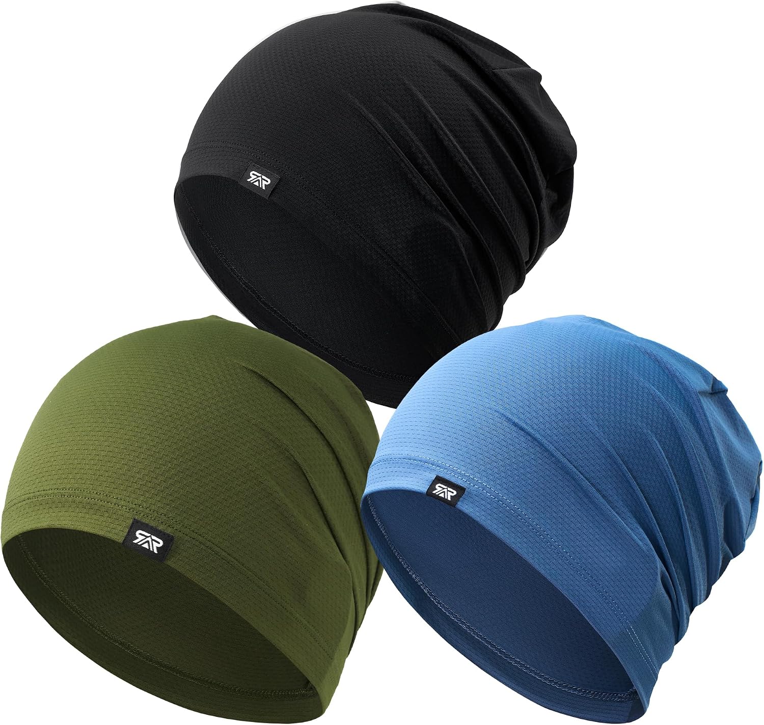 3-Pack Cooling Skull Caps for Men and Women
