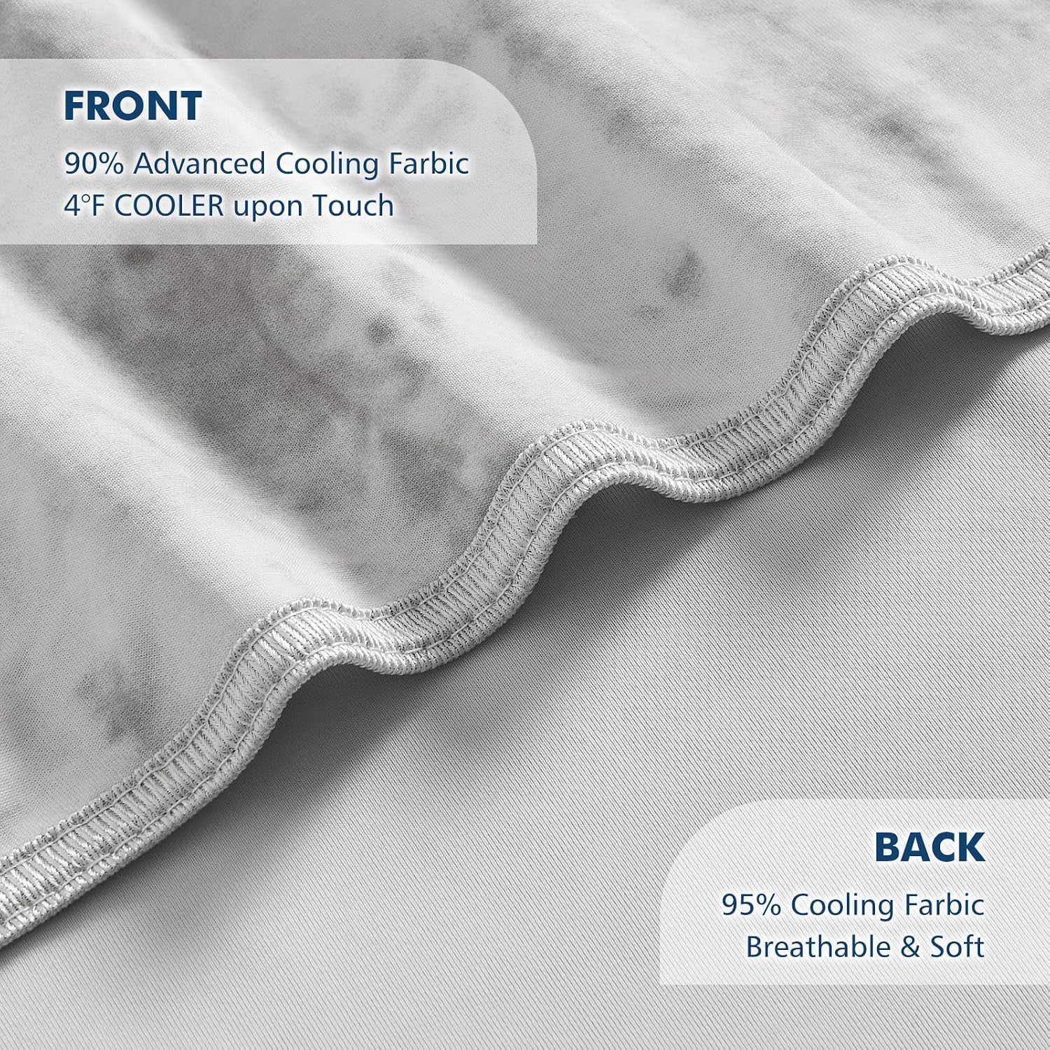 Arc-Chill Cooling Throw Blanket – Lightweight Q-Max 0.45 Cooling Fiber Blanket for Hot Sleepers
