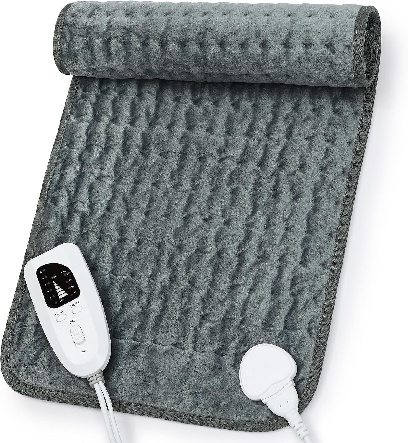 Electric Heating Pad for Back, Neck & Shoulders – 24 x 12-Inch Heating Pad