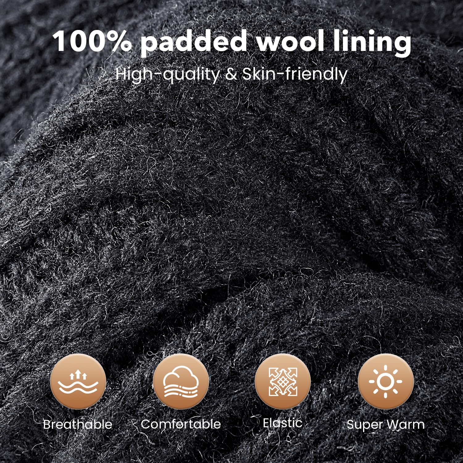 3-Pack Women's Winter Ear Warmer Headbands – Fleece-Lined Knit Ear Warmers