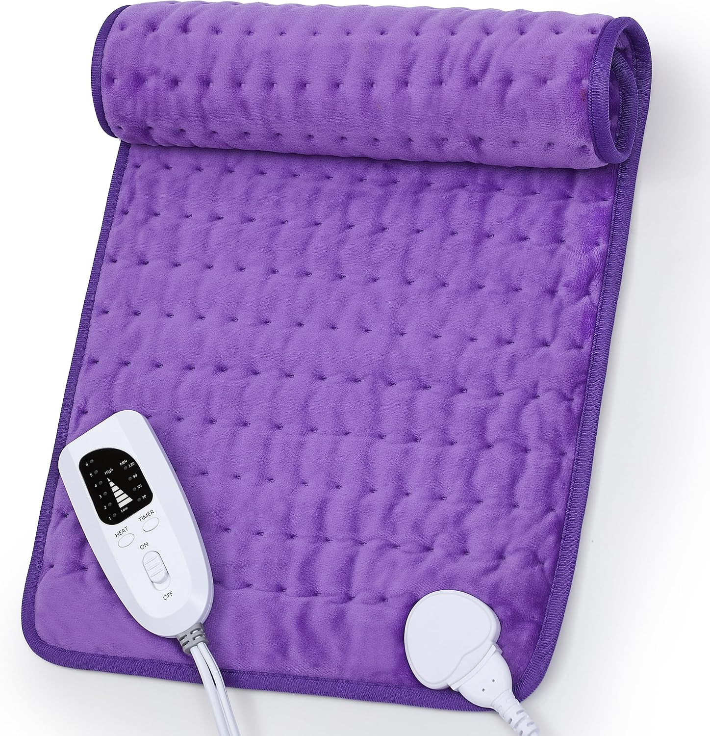 Electric Heating Pad for Back, Neck & Shoulders – 24 x 12-Inch Heating Pad