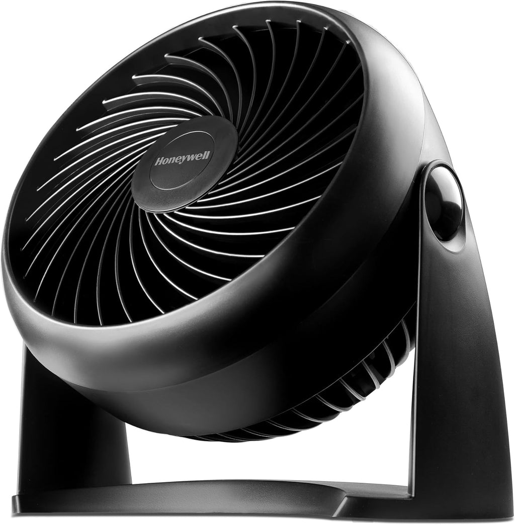 TurboForce Air Circulator Fan – Compact Tabletop Fan with 3 Speed Settings, 90° Pivoting Head, Quiet Personal Fan