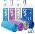 4-Pack Cooling Towels for Neck and Face – Soft Breathable Microfiber Cooling Towels