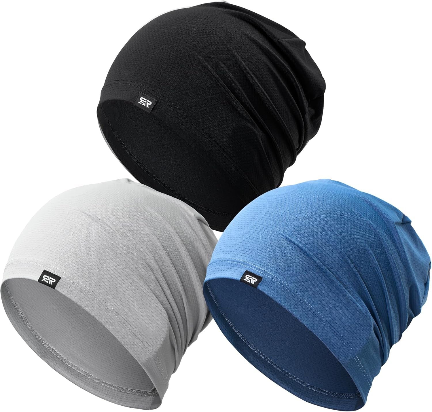 3-Pack Cooling Skull Caps for Men and Women