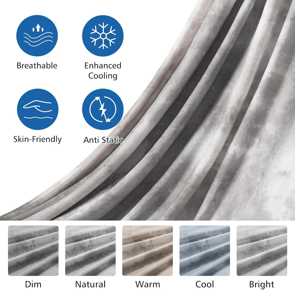 Arc-Chill Cooling Throw Blanket – Lightweight Q-Max 0.45 Cooling Fiber Blanket for Hot Sleepers