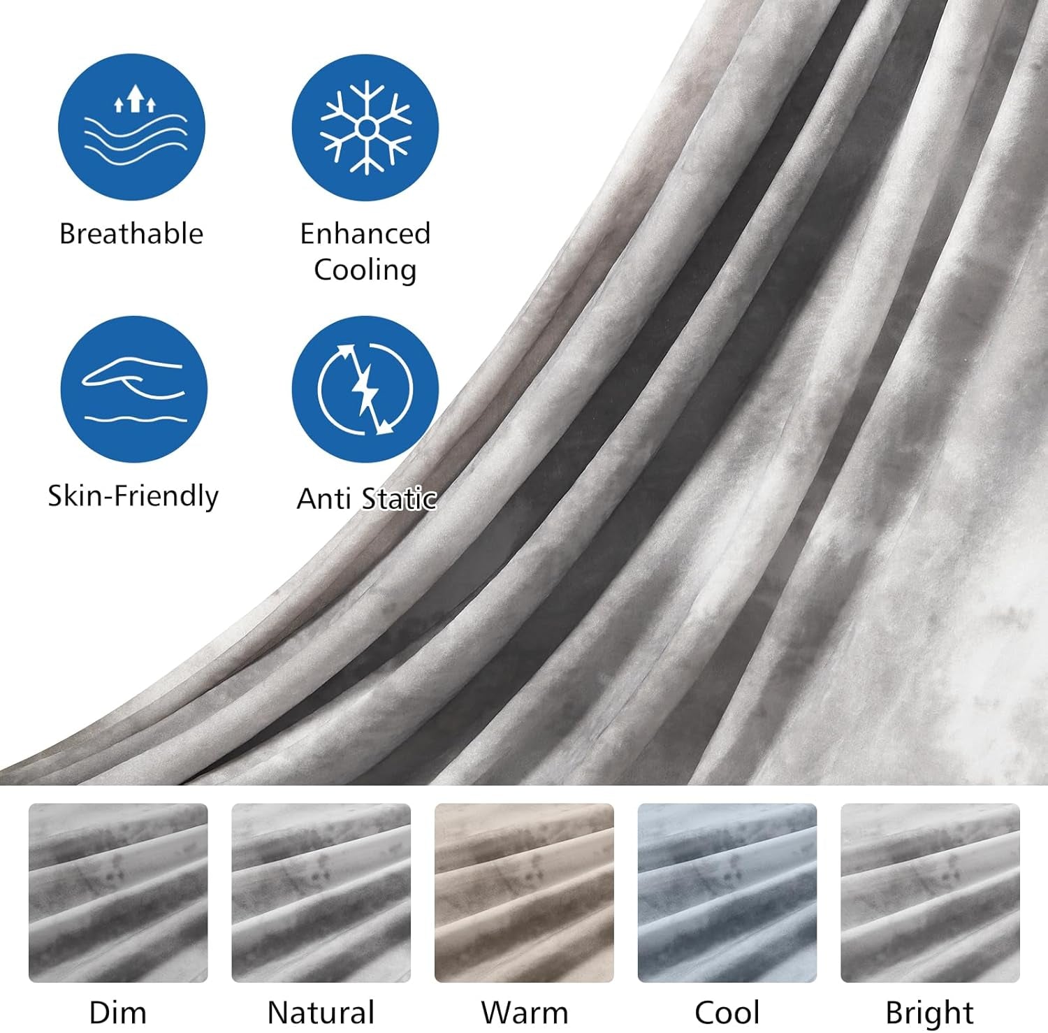 Arc-Chill Cooling Throw Blanket – Lightweight Q-Max 0.45 Cooling Fiber Blanket for Hot Sleepers