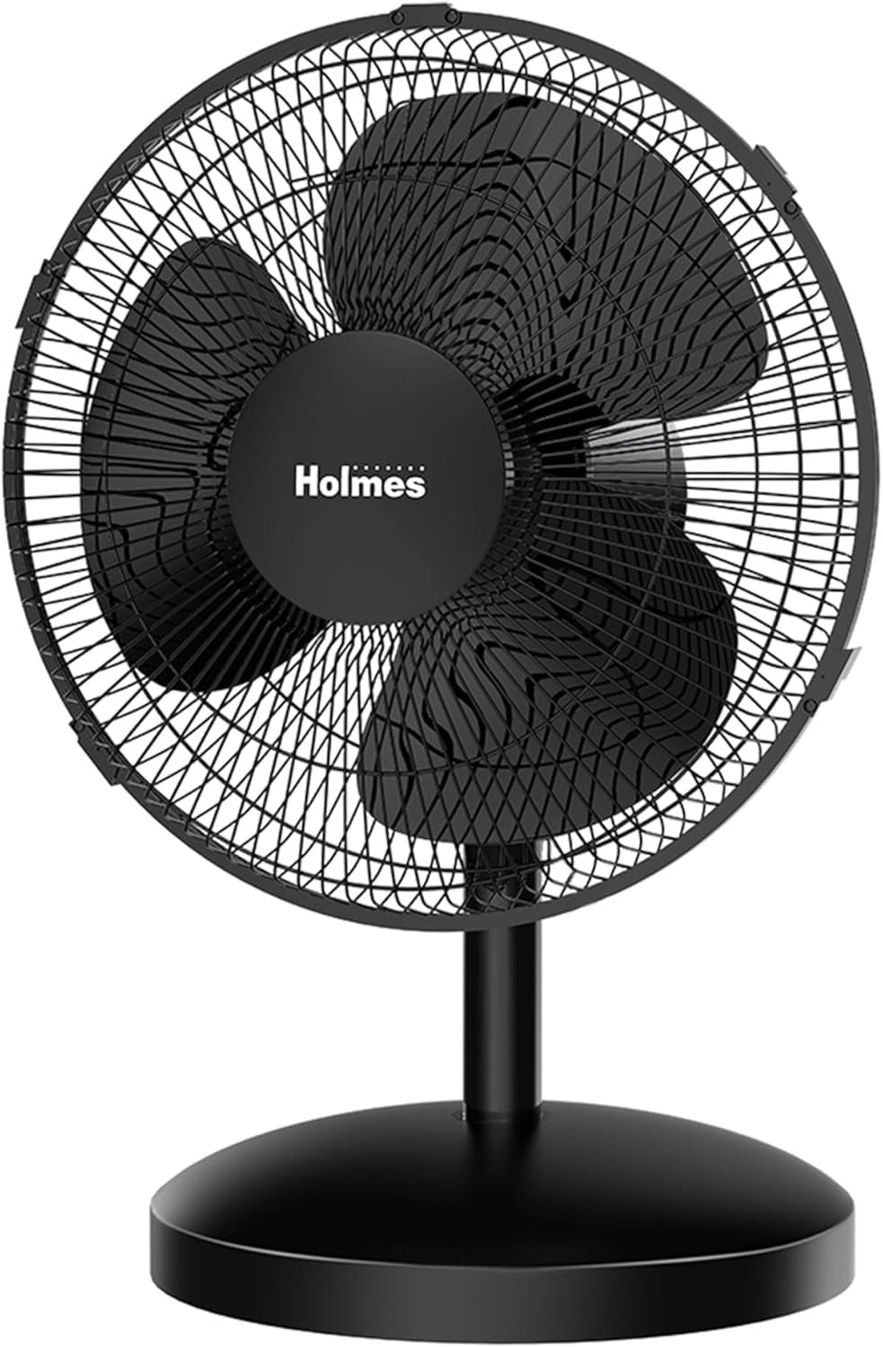 Oscillating Table Fan – Quiet Personal Desk Fan with 3 Speed Settings, 75° Wide-Angle Oscillation, 15° Adjustable Tilt