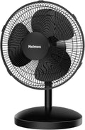 Oscillating Table Fan – Quiet Personal Desk Fan with 3 Speed Settings, 75° Wide-Angle Oscillation, 15° Adjustable Tilt